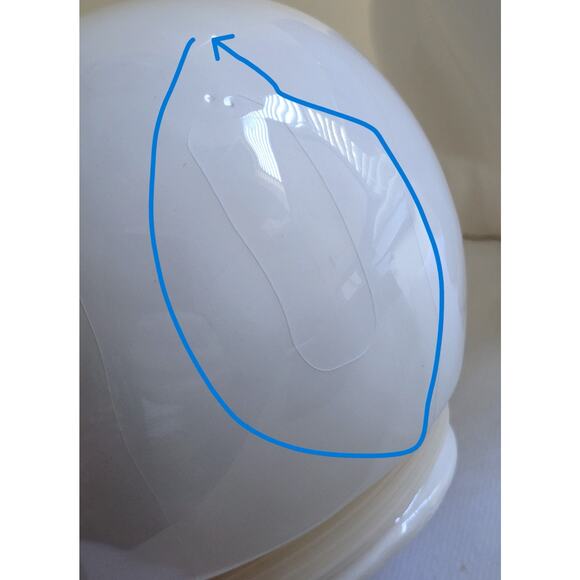 COOKIE/TREAT JAR/Basset Hound-White-Red Collar (Not Pioneer Woman)-10" Tall - Picture 16 of 16